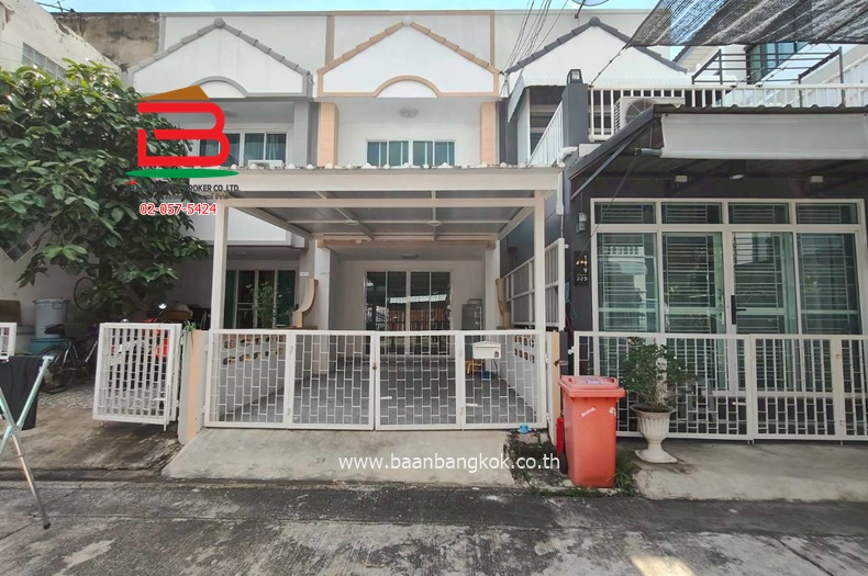 ให้เช่า ทาวเฮ้าส์ อัมรินทร์ 3 ผัง 4 (ใกล้ตลาดเอซี) เนื้อที่ 16 ตรว. แขวงสายไหม เขตสายไหม 