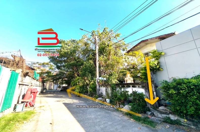 ที่ดินพร้อมบ้าน เนื้อที่ 151 ตร.ว. ซอยสุขุมวิท 64 (ซอยรร.พงษ์เวชอนุสรณ์ 2) แขวงบางจาก เขตพระโขนง  