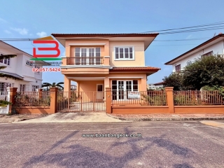 11335, ขาย/เช่า บ้านเดี่ยว เนื้อที่ 50.8 ตร.ว. หมู่บ้านปาริชาติ คลอง 4 ถนนรังสิต-นครนายก ตำบลคลองสี่ อำเภอคลองหลวง ปทุมธานี   