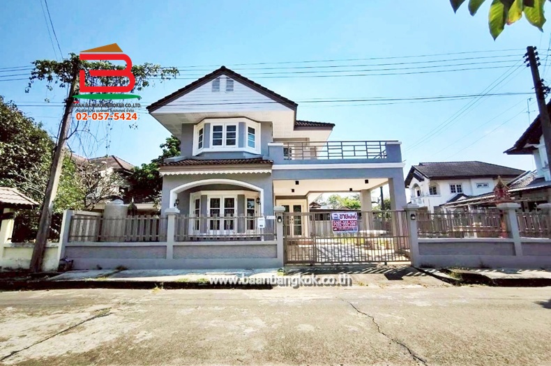 บ้านเดี่ยว เนื้อที่ 56 ตรว. หมู่บ้าน ปรารถนาคันทรีโฮม รังสิต-นครนายก คลอง5 ตำบลรังสิต อำเภอธัญบุรี จังหวัดปทุมธานี