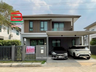 11662, ขาย/เช่า บ้านเดี่ยว 2 ชั้น หมู่บ้านสราญสิริ รังสิต (ใกล้ตลาดพูนทรัพย์) เนื้อที่ 55.2 ตรว. ตำบลสวนพริกไทย อำเภอเมือง จังหวัดปทุมธานี