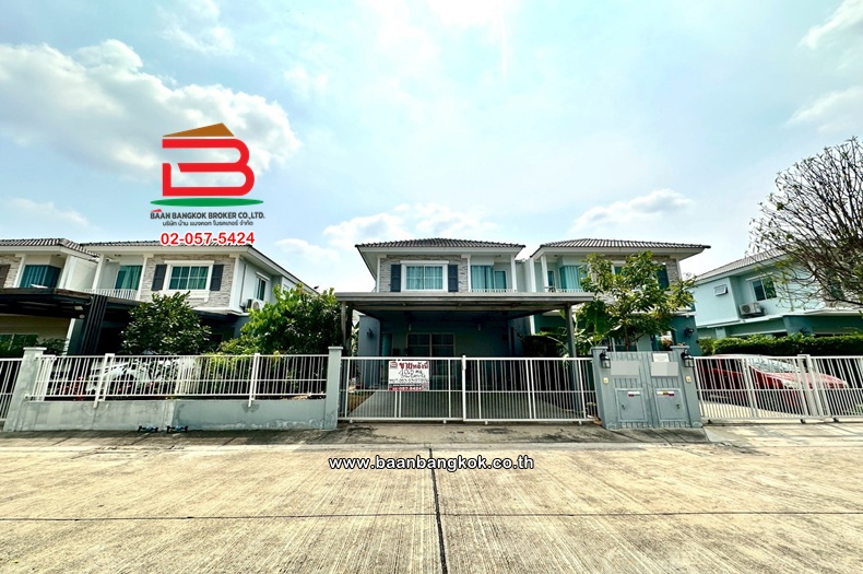 บ้านเดี่ยว เนื้อที่ 40.5 ตร.ว. โครงการ วิลลาจจิโอ รังสิต-คลอง 2 (Villaggio Rangsit-Klong 2) ตำบลคลองสอง อำเภอคลองหลวง ปทุมธานี     