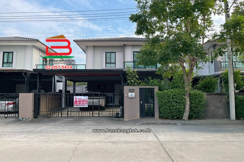 บ้านแฝด เนื้อที่ 39.7 ตรว. โครงการ เดอะ แพลนท์ รังสิต คลอง 4-วงแหวน ถนนเลียบคลอง 4 ตำบลคลองสี่ อำเภอคลองหลวง ปทุมธานี  