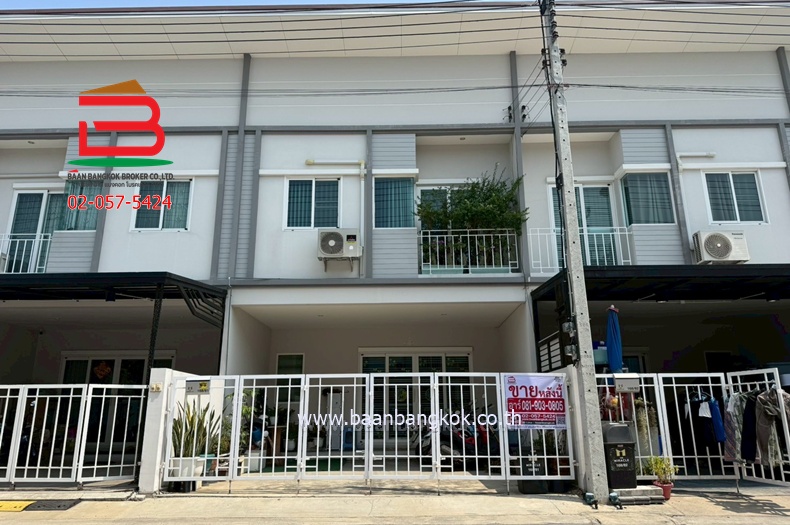 ทาวน์โฮม หมู่บ้าน เดอะ มิราเคิล กาญจนาภิเษก-เอกชัย เนื้อที่ 22.1 ตรว. ใกล้โรงเรียนสารสาสน์วิเทศน์เอกชัย ถนนเอกชัย  ตำบลบางน้ำจืด อำเภอเมืองสมุทรสาคร จังหวัดสมุทรสาคร