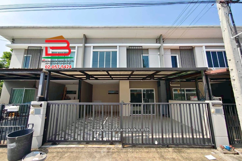 ทาวน์โฮม 2 ชั้น เนื้อที่ 19.7 ตร.ว. โครงการ พฤกษาวิลล์ 96 พหลโยธิน-เพิ่มสิน (ซอยเพิ่มสิน 30/1) ถนนพหลโยธิน-สุขาภิบาล 5 แขวงคลองถนน แขวงสายไหม      