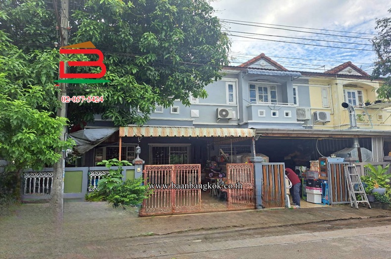 ทาวน์เฮ้าส์ เค.ซี.รามอินทรา 5 ซอยพระยาสุเรนทร์ 40 เนื้อที่ 23.1 ตรว. (ใกล้โรงเรียนกลางคลองสอง) แขวงสามวาตะวันตก เขตคลองสามวา