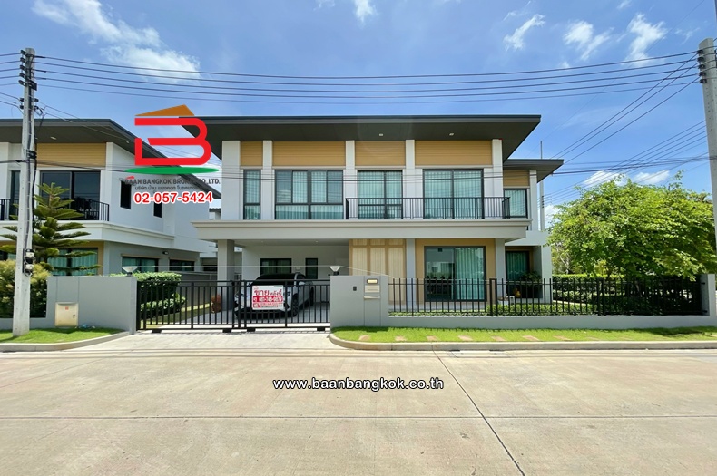 บ้านเดี่ยว 2 ชั้น เนื้อที่ 60.3 ตร.ว. โครงการ เวนิว ไอดี รังสิต-ปทุมธานี (ซอย 8) ใกล้มหาวิทยาลัยปทุมธานี ตำบลบ้านกระแชง อำเภอเมืองปทุมธานี ปทุมธานี  
