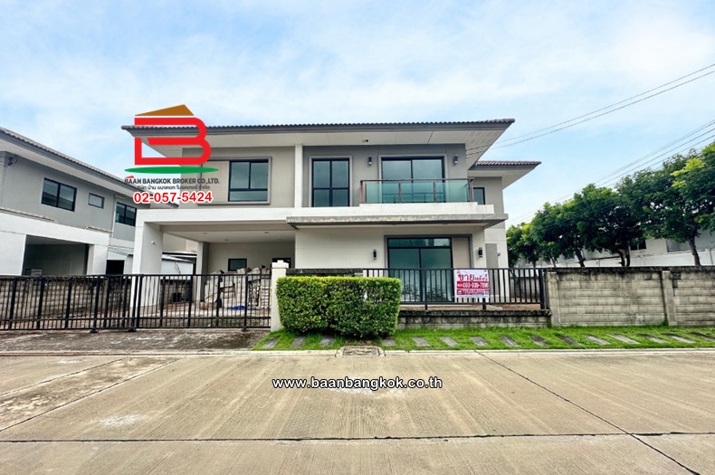 บ้านเดี่ยว 2 ชั้น (หลังมุม) เนื้อที่ 73.8 ตร.ว. คาซ่า แกรนด์ สุขาภิบาล 5 : Casa Grand Sukapiban 5 ตรงข้ามตลาดวงศกร ถนนพหลโยธิน แขวงสายไหม เขตสายไหม 