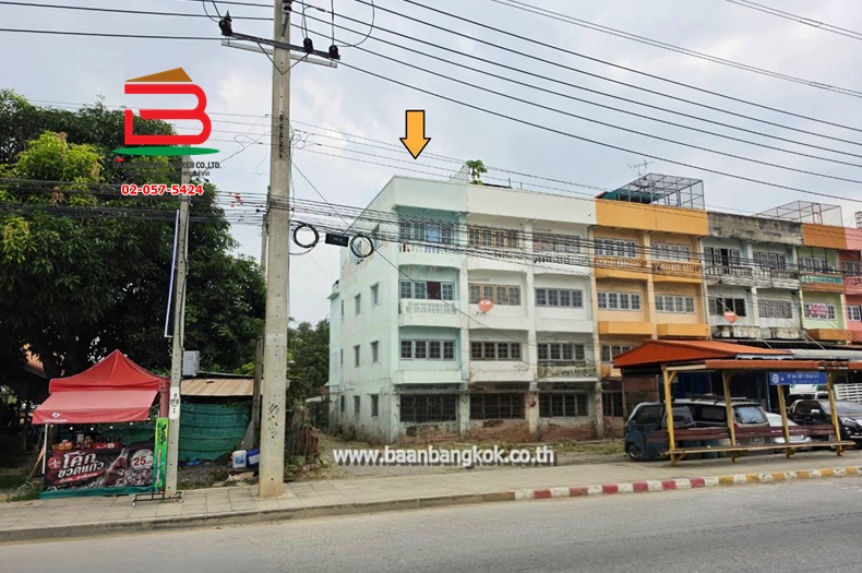 อาคารพาณิชย์ ศรีประจักษ์ 5 เนื้อที่ 31 ตรว. (ใกล้ซีเจมอร์ คลองเจ็ก) ตำบลบางบัวทอง อำเภอบางบัวทอง จังหวัดนนทบุรี